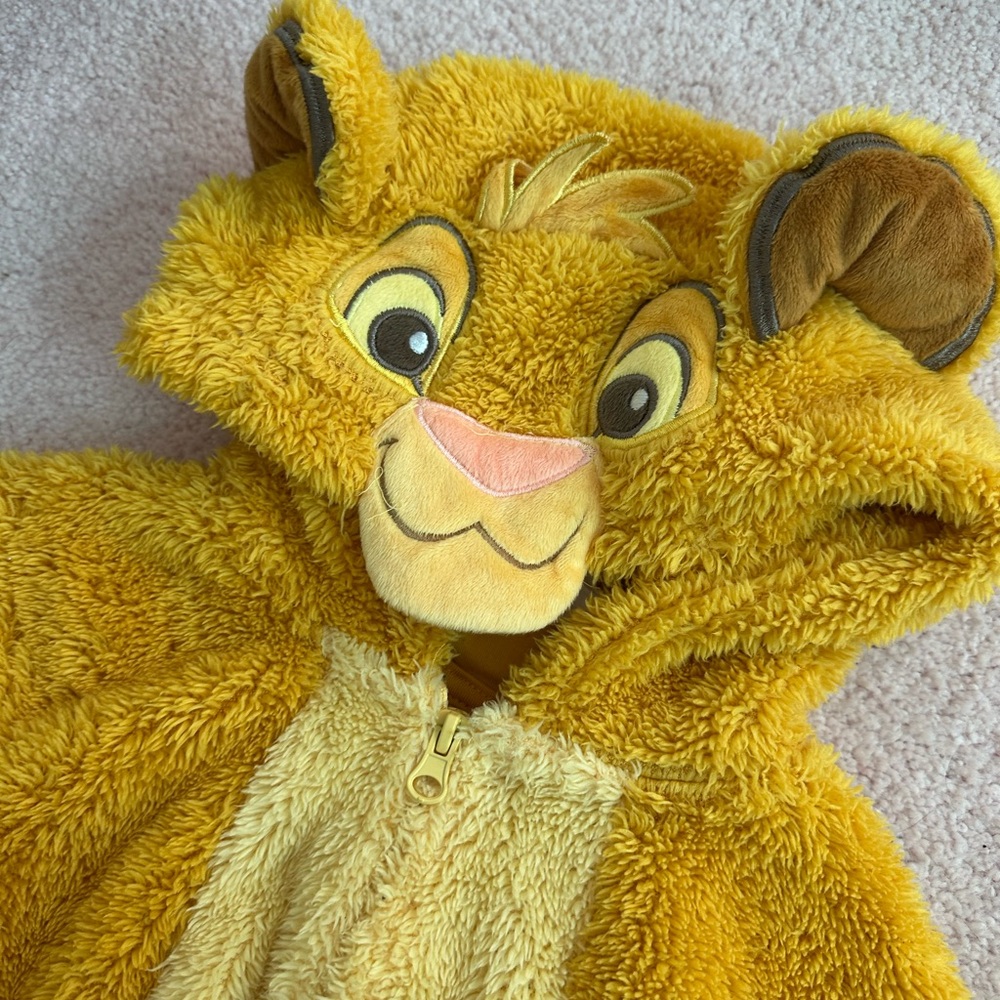 Disney 4T lion king onesie warm